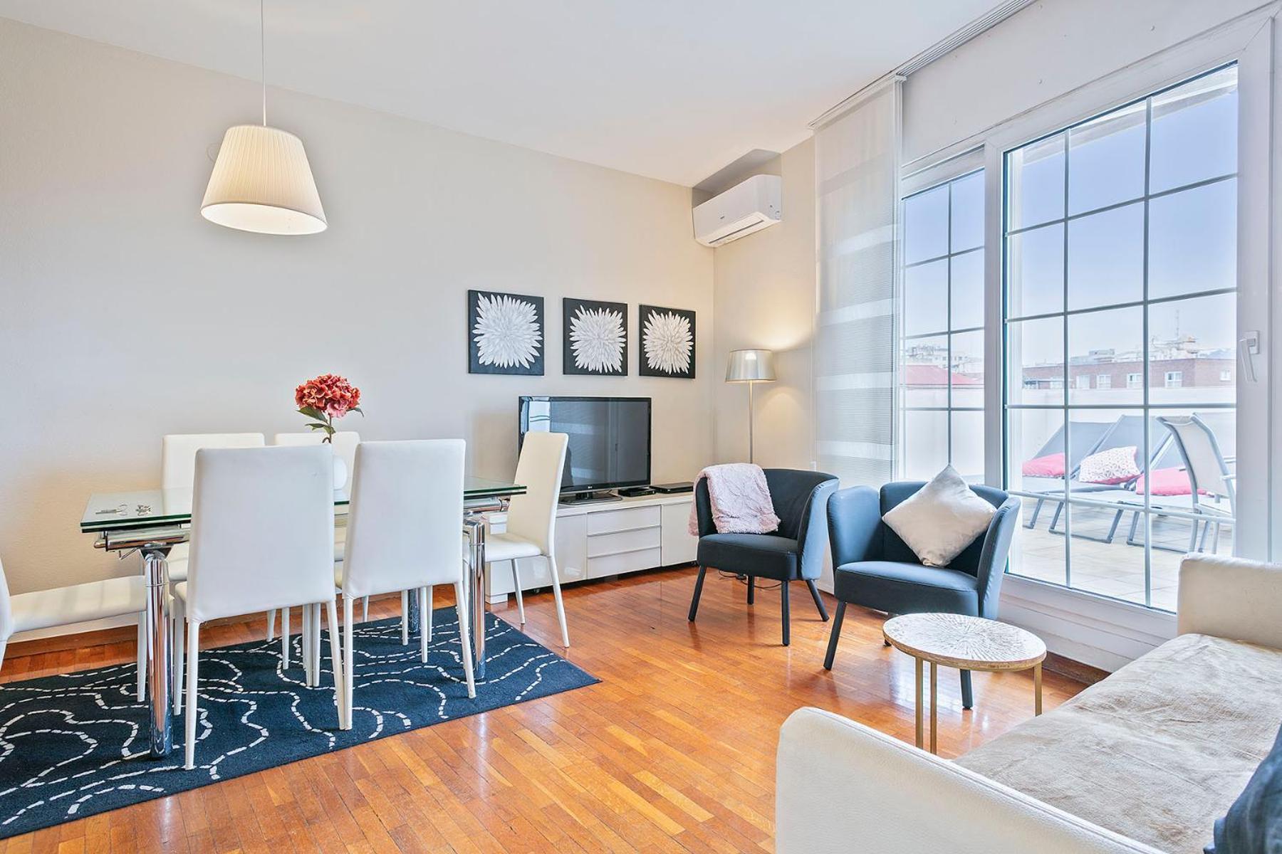 Sarria Attic Daire Barselona Dış mekan fotoğraf